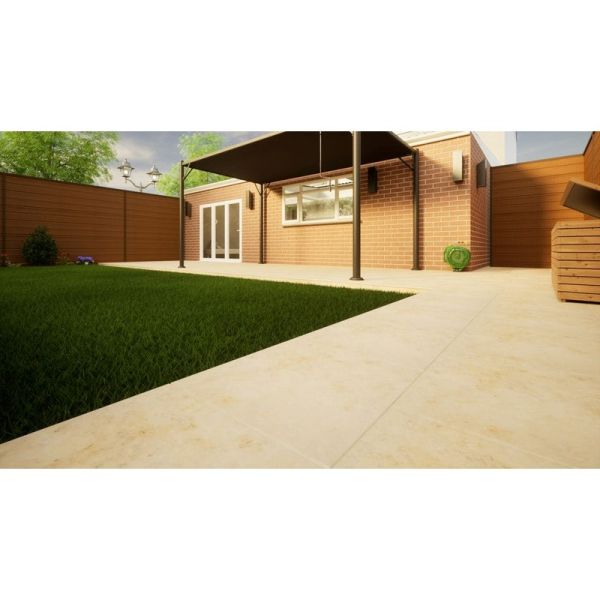 Porcelain Paving - 600mm x 600mm x 20mm Jura Beige - Pack of 2