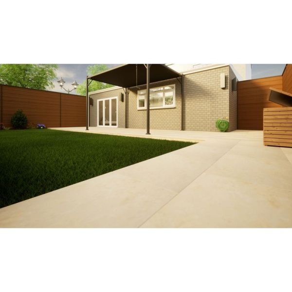 Porcelain Paving - 900mm x 600mm x 20mm Jura Beige - Pack of 2