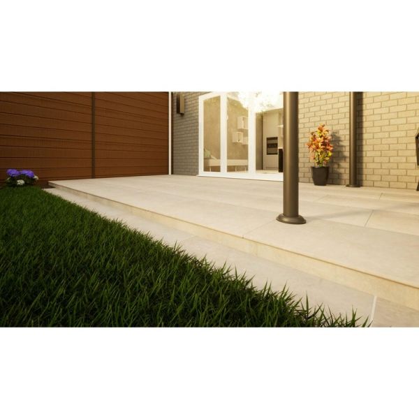 Porcelain Paving - 900mm x 600mm x 20mm Polished Concrete