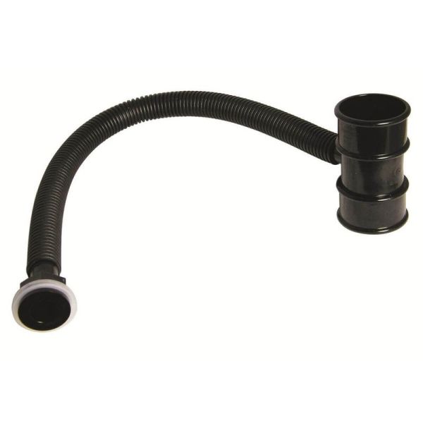 FloPlast Mini Gutter Rain Diverter - 50mm Black