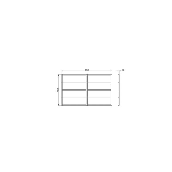 Shed Base for Forest Overlap Sheds - 10' x 6'