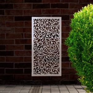 Stainless Steel Privacy Screen - Botanical