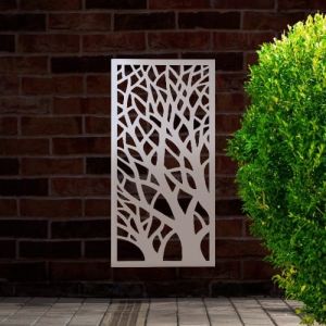 Stainless Steel Privacy Screen - Woodland