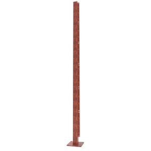Steel Corten Single Post For Casting For Privacy Screen