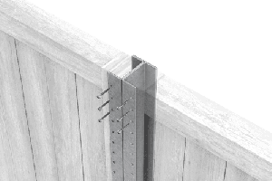 Durapost Composite Fencing Post - 2400mm Galvanised