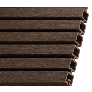Durapost Urban Slatted Composite Fencing Board - 1830mm Brown - Pack of 2