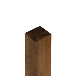 Incised Fence Post - 2400mm x 100mm x 100mm Brown