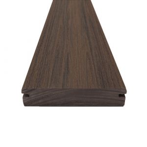 Mineral Composite Decking Plank Khaya - 22mm (H) x 3660mm (L) x 235mm (W)
