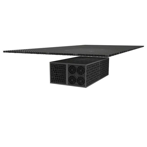 Rainsmart 24 Tonne Shallow Soakaway Crate Set for Heavier Soils Flat-Packed - 1 Cubic Metre Kit