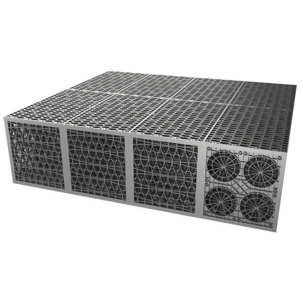 Rainsmart 24 Tonne Shallow Square Soakaway Set Flat-Packed - 1 Cubic Metre Kit