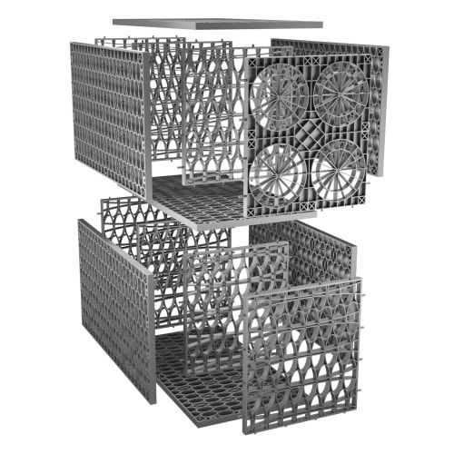 Rainsmart 24 Tonne Soakaway Crate Set Flat-Packed - 1 Cubic Metre Kit