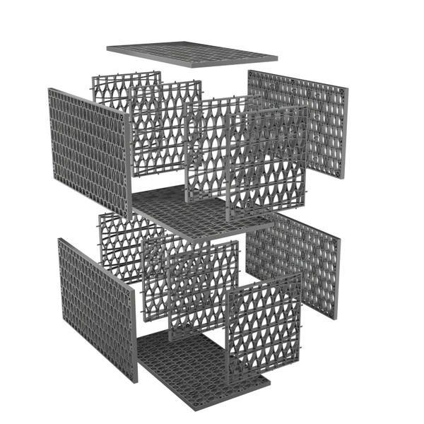 Rainsmart 24 Tonne Soakaway Crate Set Flat-Packed - 5 Cubic Metre Kit