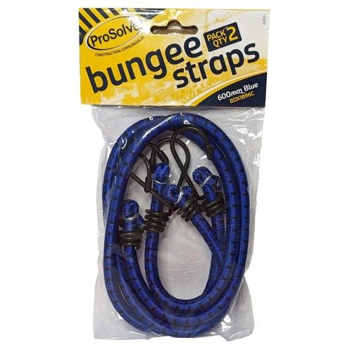 ProSolve Bungee Straps Pair - 600mm Blue