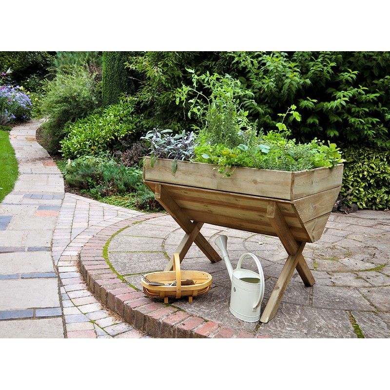 Kitchen Garden Wooden Trough - 1000mm x 760mm
