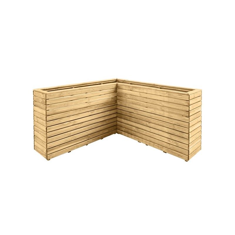 Linear Corner Wooden Planter - 1600mm x 1600mm