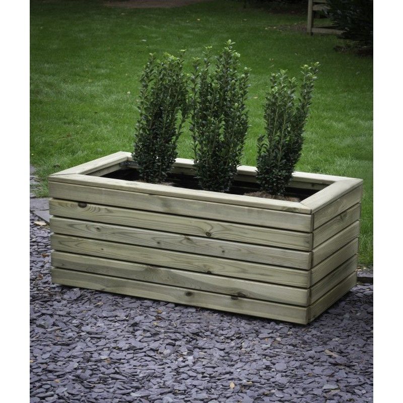 Rectangular Wooden Planter - 800mm x 400mm