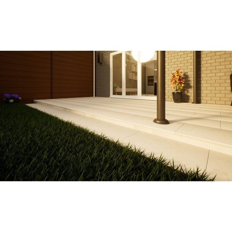 Limestone Paving Presealed - 600mm x 400mm x 25mm Jura Beige