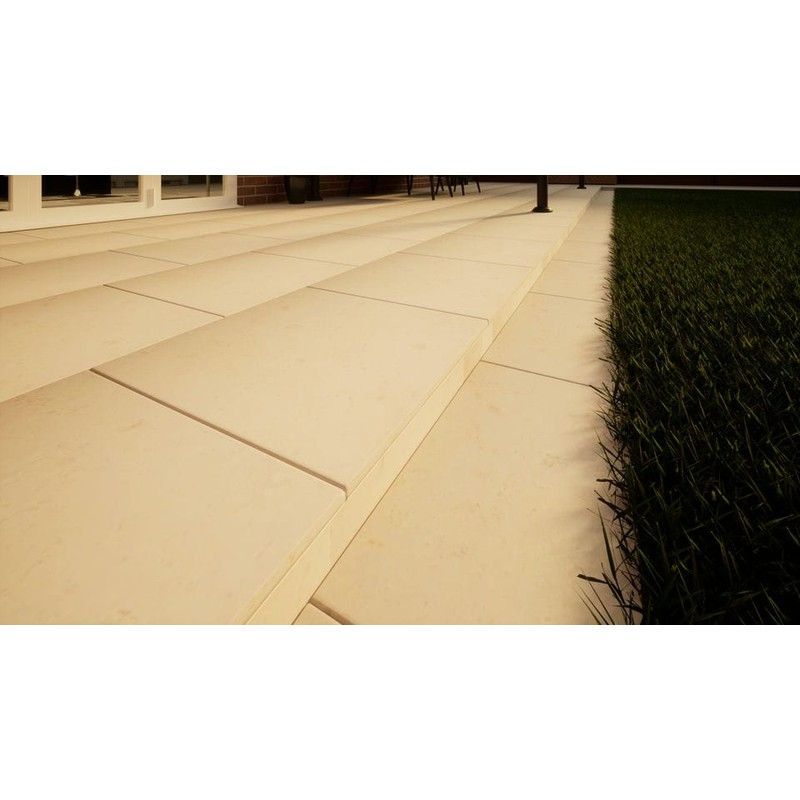 Limestone Paving Presealed - 600mm x 600mm x 25mm Jura Beige