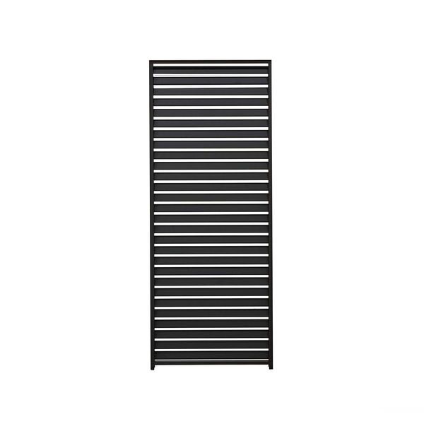 Proteus Slate Grey Aluminium Pergola 1330mm Louvre Panel For 4m Side