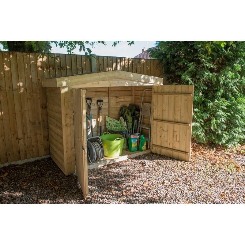 Pressure Treaded Apex Large Outdoor Store - 4'11
