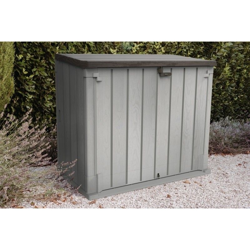Extra Large Garden Storage Unit And Bin Store - 4'1