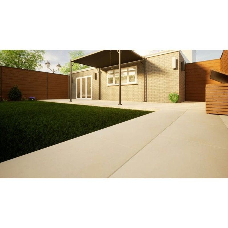Porcelain Paving - 900mm x 600mm x 20mm Venetian Beige - Pack of 2