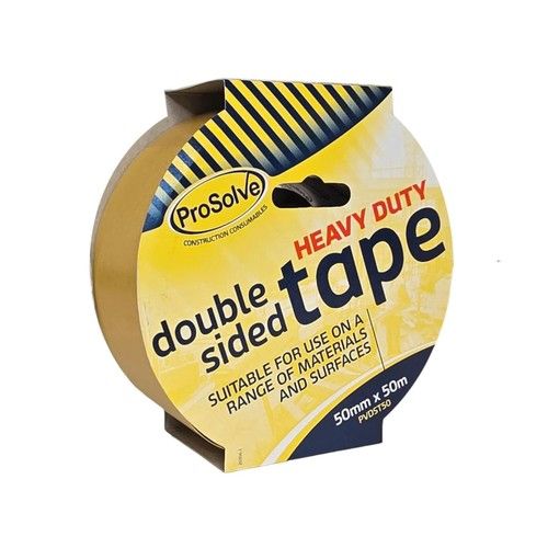 ProSolve Heavy Duty Double Sided Tape - 50mm x 50mtr