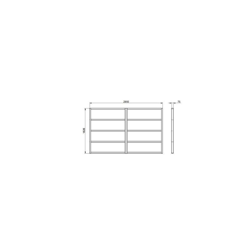 Shed Base for Forest Overlap Sheds - 10' x 6'