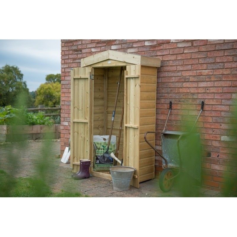 Pressure Treated Shiplap Apex Tall Garden Store - 6' x 3'6