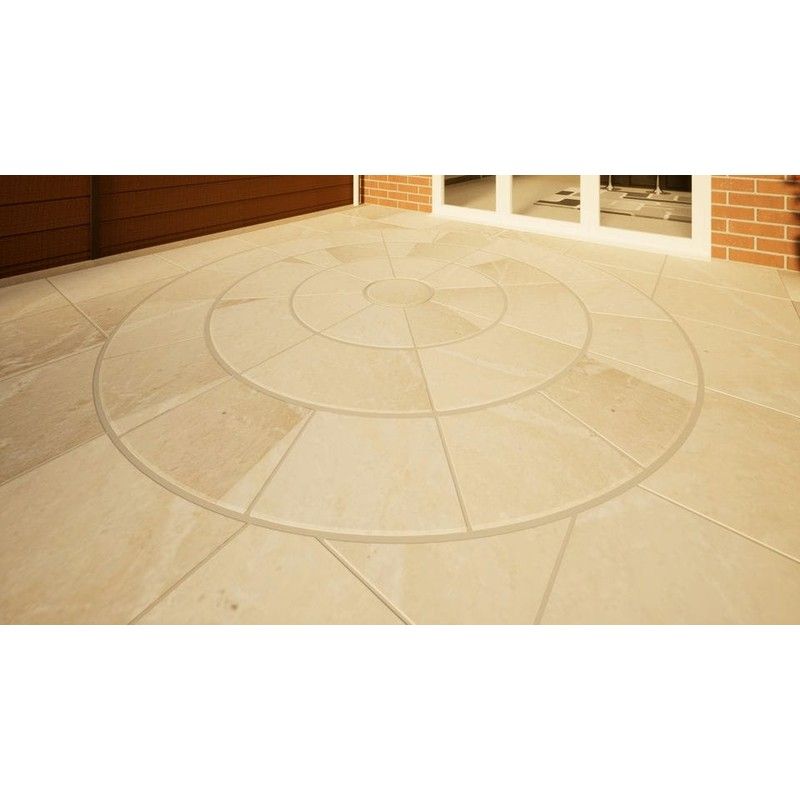 Sandstone Circular Paving - 2800mm Mint