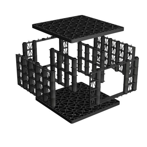 Rainsmart 65 Tonne Shallow Inspection Channel Soakaway Crate Flat-Packed - 0.13 Cubic Metres