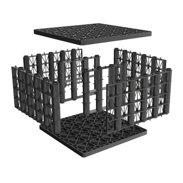 Rainsmart 65 Tonne Shallow Soakaway Crate Set Flat-Packed - 50 Cubic Metre Kit