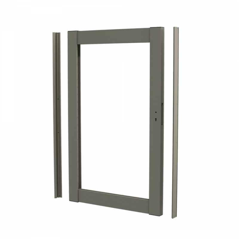 Durapost Aluminium Gate Frame - 1188mm x 1770mm Olive Grey