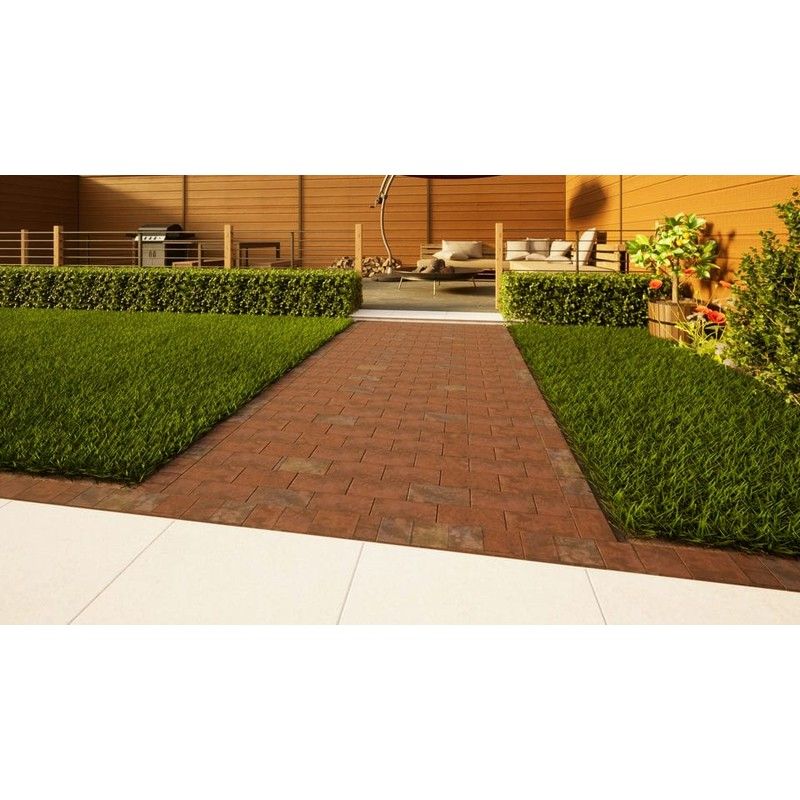Clay Paving - 210mm x 100mm x 50mm Romsey Antique
