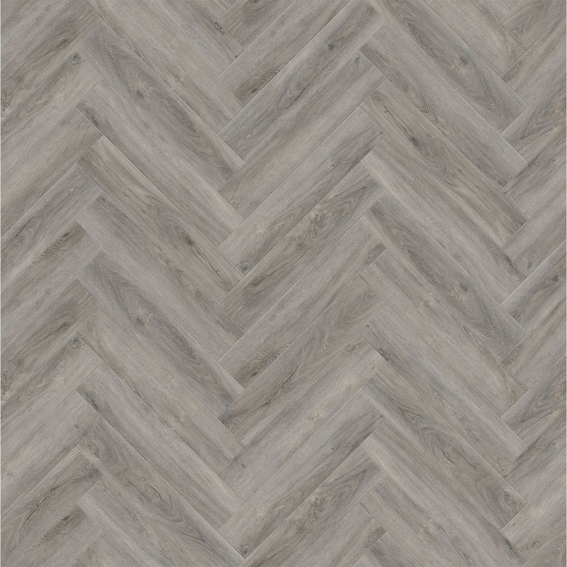 Guardian Click Vinyl Flooring Tiles - 625mm x 125mm Concord Ash Herringbone - Pack of 20