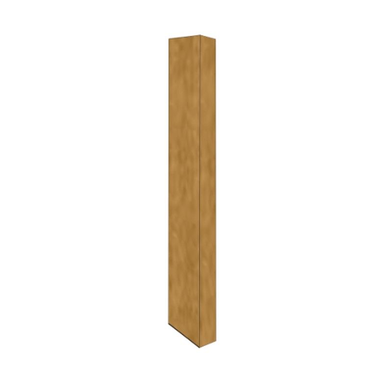 Copper Fascia L Profile Stop End - 150mm