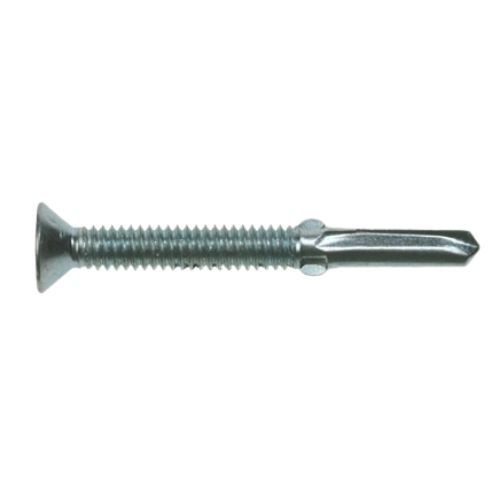 12G x 50mm - Timber To Steel Winged Light Section Self Drilling Screw Termite Phillips Countersunk - Bag of 100