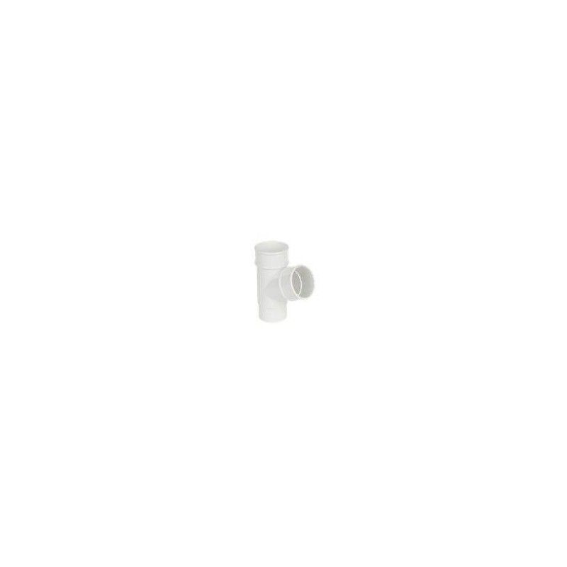 FloPlast Mini Gutter Downpipe Branch - 67.5 Degree x 50mm White