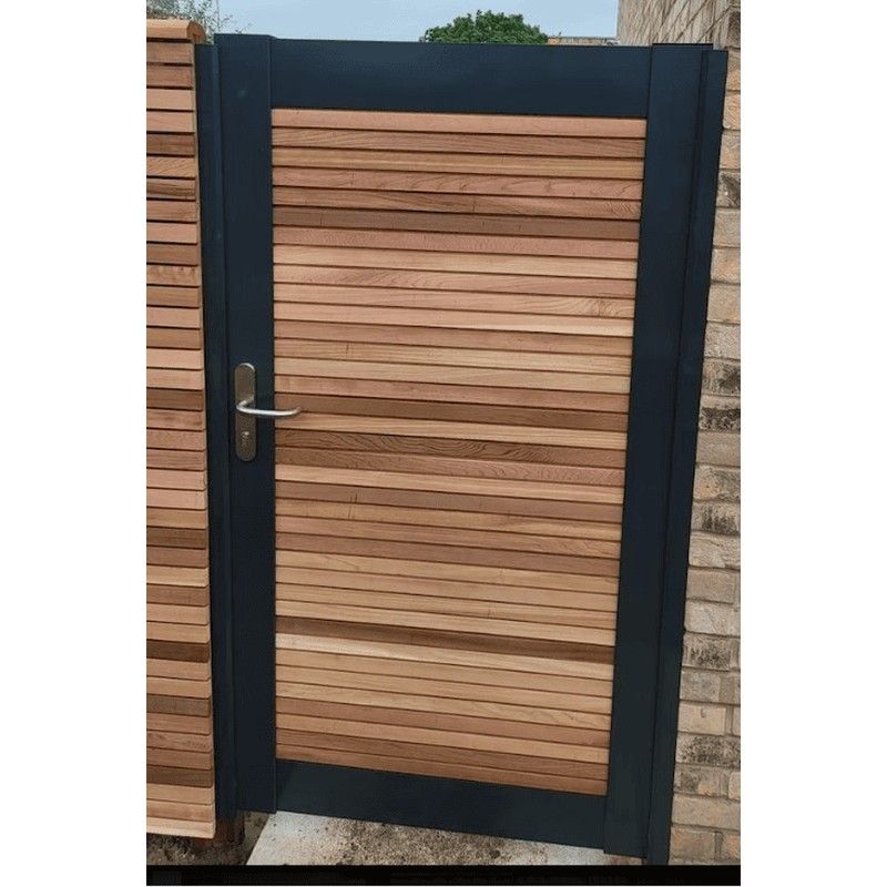 Durapost Composite Gate Full Kit - 1188mm x 1770mm Sepia Brown