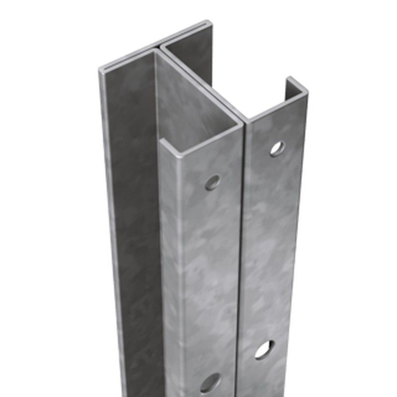 Durapost Commercial Fencing Post - 5000mm Galvanised