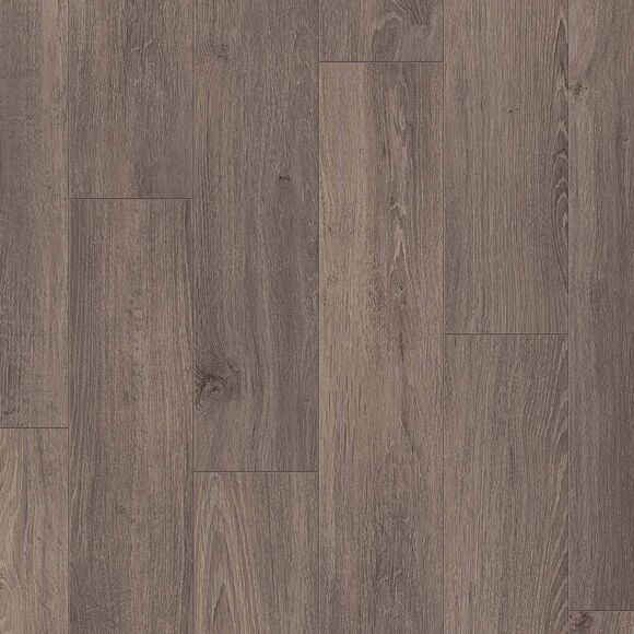 Laminate Flooring Plank - 1261mm x 192mm x 12mm Dark Grey - Pack of 6