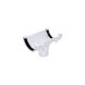 FloPlast Mini Gutter Running Outlet - 76mm White
