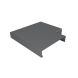 Aluminium Coping for 200-250mm Wall - 90 Degree Angle - 310mm Anthracite Grey (7016 Matt)