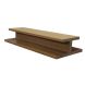 Standard Composite Panel Cladding H Trim - 3.6m x 50mm Teak