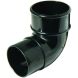 FloPlast Mini Gutter Bend - 92.5 Degree x 50mm Black