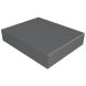 Aluminium Coping Stop End for 141-200mm Wall - 260mm Anthracite Grey (7016 Matt)